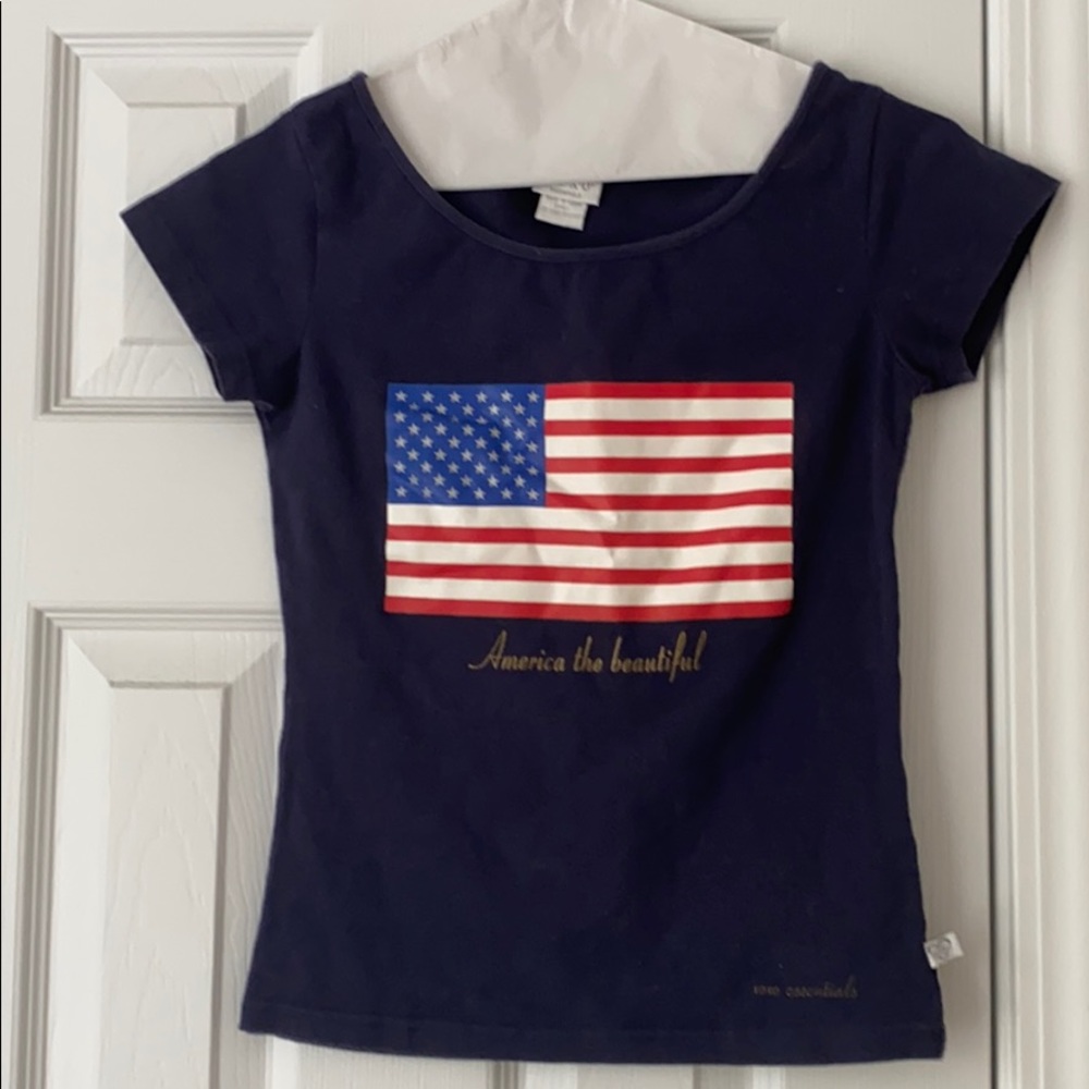XOXO Patriotic Flag T size small - Picture 3 of 6